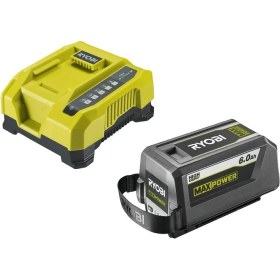 Resim Ryobi RY36BK60B-160 36V 6.0AH Akü + Hızlı Şarj Cihazı (RY26B60B) (5133005977) 