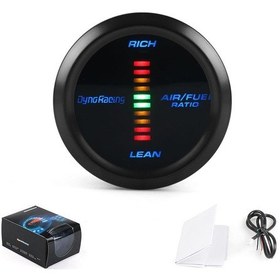 Resim Araba Modifiyeli Alet 12v Evrensel 52mm Hava-yakıt Oranı Ölçer 1080 