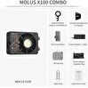 Resim Zhiyun Molus X100 Bi-Color Pocket COB Monolight Combo Kit 