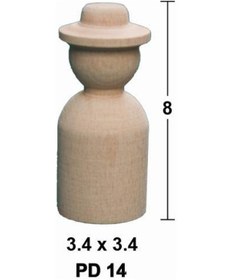 Resim Boyanabilir Peg Doll Pd14 