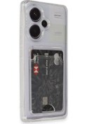Resim Kvy Xiaomi Redmi Note 13 Pro Plus 5g Kamera Korumalı Kartlıklı Setra Şeffaf Silikon Kılıf 