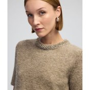 Resim İpekyol Taş İşlemeli Kadın Triko (IW6240050373) 