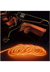 Resim Neon Ip Fitil Turuncu - Işıklı Torpido Fitili Neon Ip - 2 Metre (529125068) 