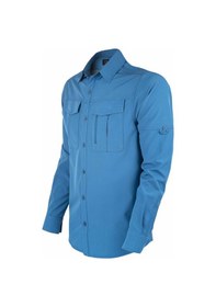 Resim Outdoor Tactical Gömlek Esnek Fit Erkek Tacflex02 Mavi 