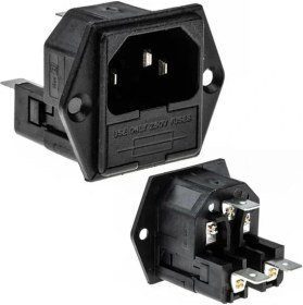 Resim Powermaster IC-213B C14 Power Şase Çift Fuselli Kulaklı 