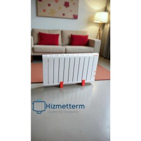 Resim HİZMETTERM Elektrikli Radyatör 600 Watt Az Enerji Tüketimli 11 Dilim (Mobil ayaklı) 1.kalite Aluminyum Hizmetterm 