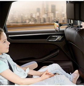 Resim Baseus Arka Koltuk Kablosuz Telefon Tutucu Wireless 15W Hızlı Ş (196568536)-Siyah 