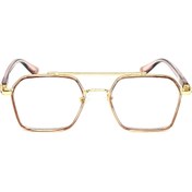 Resim Be Muse Golden Eye Unisex Mavi Işık Koruyucu Gözlük 