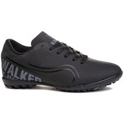 Resim MergenShoes 233 Siyah Halısaha Erkek Futbol Spor Ayakkabı Mergenshoes