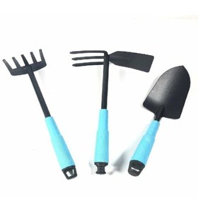 Resim Dost Çelik Mini Hobi Bahçe Seti Kürek-Çapa-Tırmık 