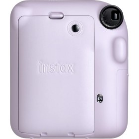 Resim Instax Mini 12 Lila Fotoğraf Makinesi-10'lu Film ve Şeffaf Kılıf Seti 