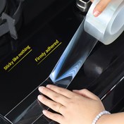 Resim Yıkanabilir Tek Taraflı Nano Bant – Güçlü Yapışkan, Kalıntı Bırakmaz, Küf ve Lekelere Dayanıklı, Mutfak Tezgahı Boşlukları, Lavabo Kenarları, Banyo Kapı Dikişleri için İdeal 