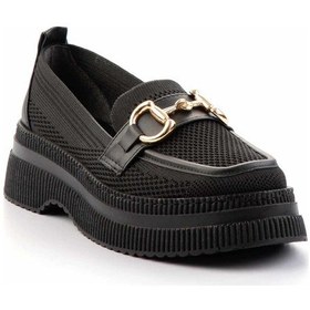 Resim Siyah Kadın Loafer Ayakkabı K01474200582 Siyah 