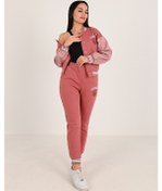 Resim Kadın Üç İplik Şardonlu Düğmeli Eşofman Takımı 3940-24 001 