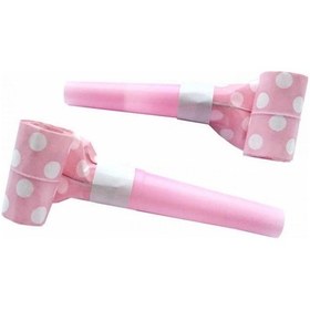 Resim Düdüklü Kaynana Dili Pembe Puantiyeli 