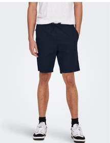 Resim Only & Sons Onslinus 0007 Cot Lin Shorts Noos Erkek Şort-26437 - XS Lacivert 