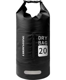 Resim Dofolink Suluk Sırt Çantası 20l: Su Geçirmez Pvc, Spor Ve Doğa Etkinlikleri İçin Kaliteli, Siyah Renk Siyah 