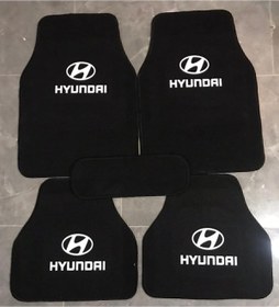 Resim Genel Markalar Hyundaı Logolu Füme Halı Paspas Çift Kat 