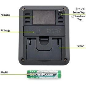 Resim ThermoPro TP50 Termometre İç Mekan Dijital Sıcaklık ve Nem Ölçer - 2 Adet 