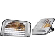 Resim 1 Çift Araba Kanat Aynası Gösterge Işığı Merceği 6325.H1 6325.H0 (Yurt Dışından) 