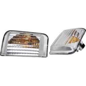 Resim 1 Çift Araba Kanat Aynası Gösterge Işığı Merceği 6325.H1 6325.H0 (Yurt Dışından) 