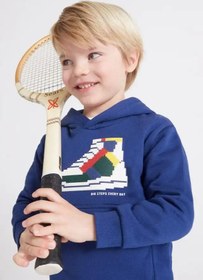 Resim Mayoral Erkek Çocuk Kapüşonlu Sweatshirt Mavi - 3 Yaş 