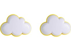 Resim Qingmipy Akıllı Işık Kontrollü Bulut Şekilli Gece Lambası - Çocuk Odası, Yurt Odası Dekorasyonu, Emzirme Işığı, Enerji Tasarruflu Duvar Lambası Avrupa Standartı, 2 Adet 