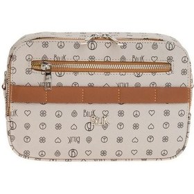 Resim Bilik Deri Monogram Gri/taba Kadın Çapraz Askılı Çanta İv Z-25-mn 001 