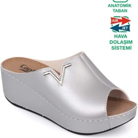 Resim Capone Outfitters Kailey 6145 Kadın Dolgu Topuklu V Toka Terlik 