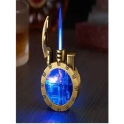 Resim Hk Gift Shop Yaratıcı Şeffaf Hava Odası Retro Gaz Çakmak Doğrudan Enjeksiyon Kişilik Eğilim Şeffaf 