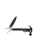 Resim Paslanmaz Çelik Çok İşlevli Çekiç Katlanır Çok Amaçlı Pense Kamp Açık Hava Siyah 