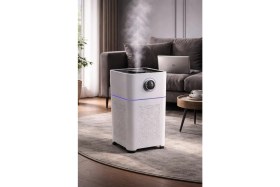 Resim vooka 3 Fonksiyonlu Akıllı Hava Temizleyici Nemlendirici Uv Sterilizasyon Hepa Filtreli Pm2.5 Hava Arıtma 