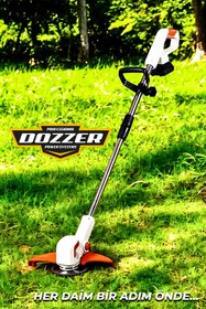 Resim DOZZER Kömürsüz Motor 2Li Bahçıvan Set 4 Akülü Ot Çim Biçme Tırpan & Çift Pala Zincir Dal Budama Makinesi 