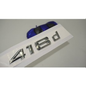 Resim Dk Tuning Bmw 418d Bagaj Krom Metal Yazı Logo Arma 