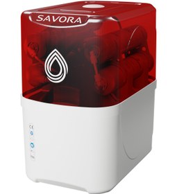 Resim Savora 14 Aşamalı 8 Lt. Çelik Tanklı Kapalı Kasa Pompasız Su Arıtma Cihazı Özel Sarım Membran Filtre 