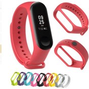 Resim Xiaomi Mi Band 2 Uyumlu Zore Kordon-kırmızı 