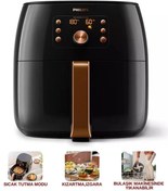 Resim Philips Airfryer Xxl 6 Kişilik 7.3 Lt Yağsız Fritöz - Şık Tasarım - Geniş Hacim 