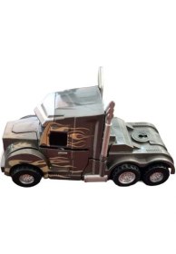 Resim Transformers Optimus Prime 14 cm Dönüşebilen Oyuncak Araba ve Tır Robot – Dayanıklı Plastik Figür, Çin Üretimi 