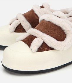 Resim Hotiç Kadın Süet Deri Taba İçi Kürklü Kalın Bantlı Spor Ayakkabı 01ayh316800a370 01ayh316800a370 Taba 