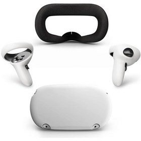 Resim Geeksen Oyun Kumandası Oculus Quest 2 İle Uyumlu 4'ü 1 Arada Aksesuar Seti, Meta Quest 