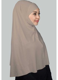 Resim Altobeh Hazır Türban Peçeli Pratik Eşarp Tesettür Nikaplı Hijab - Namaz Örtüsü Sufle 3xl - Açık Vizon Açık Vizon 