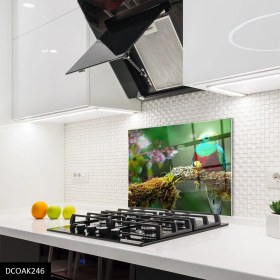 Resim Olinpa Cam Ocak Arkası Koruyucu | Kuş 