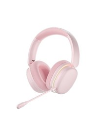 Resim Aula G7 Pro Tri Mode Kablosuz Rgb Gaming Mikrofonlu Oyuncu Kulaklığı 7.1 Surround Ses 40mm Driver Düşük Gecikme E-spor Kulaklık Pembe 
