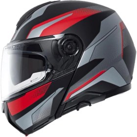 Resim Schuberth Concept Çene Açılır Motosiklet Kaskı Tracer Red 