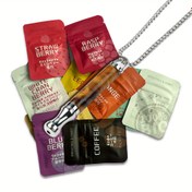 Resim Essence Yağları İçin Tatlandırıcı Solunum Cihazı - Portatif Nefes Alabilir Alışkanlık Değiştirici Çilek, Ahududu, Beyaz Çilek, Mavi Çilek, Kahve ve Portakal Tatları ile - Pil Gerektirmez, Taşınabilir Kullanım İçin Kompakt Tasarım, Nefes Alabilir Solunum Cihazı, Doğal, Zarif Ambalaj, Dayanıklı Yapı 