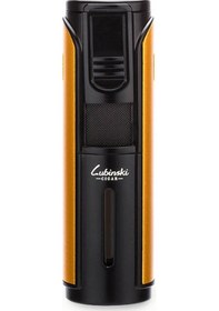 Resim Lubinski 4lü Torch Sarı Puro Çakmağı 8062at 