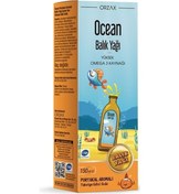 Resim Ocean Balık Yağı Şurup Portakal Aromalı 150 ML 
