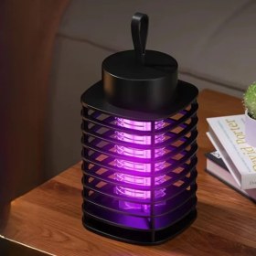 Resim Buffer® Otomatik Akıllı Sivrisinek Öldürme Lambası Şarj Elektrik Çarpması Sivrisinek Kovucu Lamba Öldürmek Masaüstü Duvar Asmak Sinek Kıran Y20 