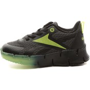 Resim Reebok 100206746-R Reebok R101963382 4W Zıg N&#039; Glow Elastıc Lace Bebek Spor Ayakkabı Siyah 