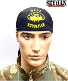 Resim Özel Kuvvetler Siyah Bandana 